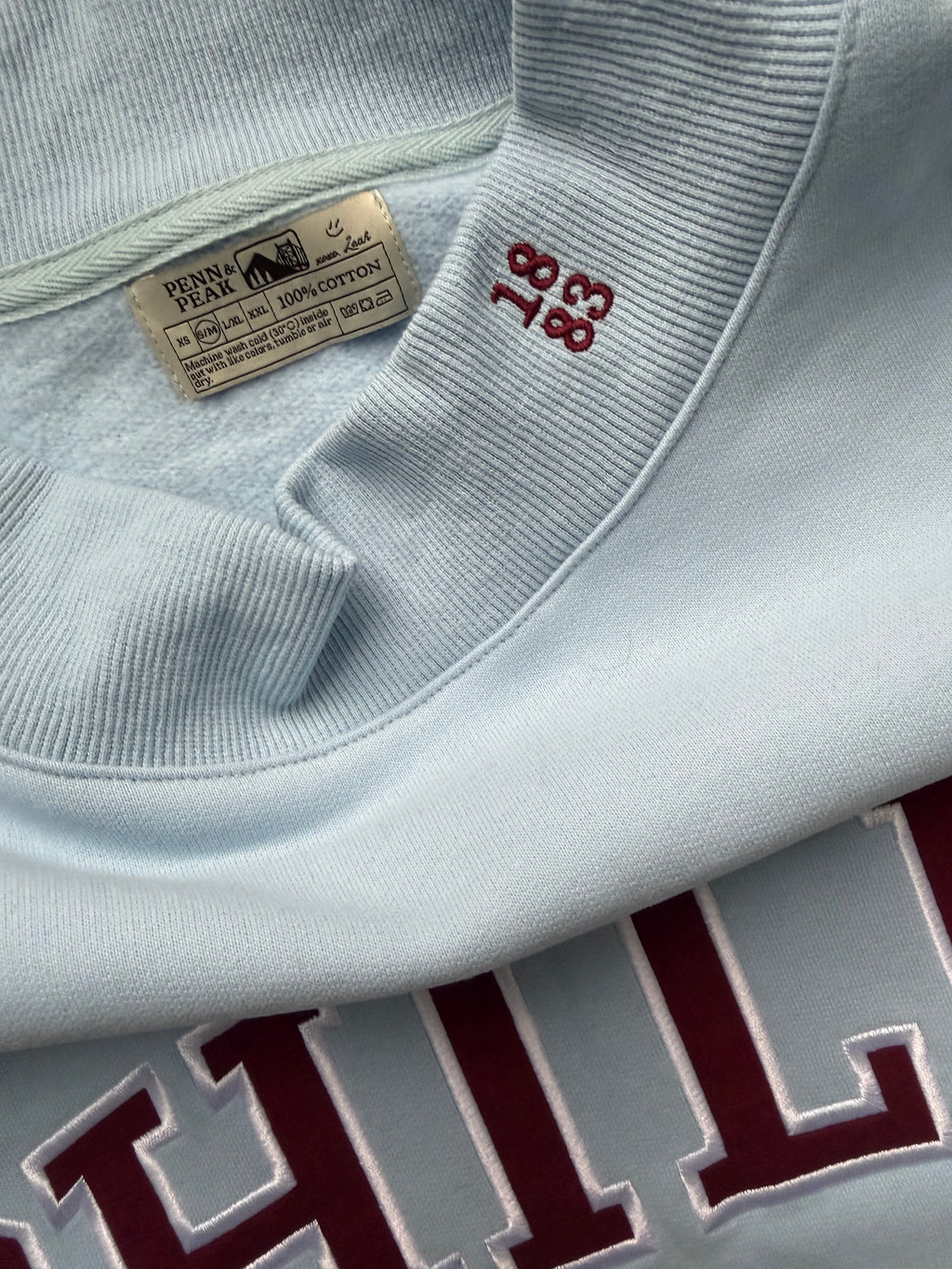 BLUE 1883 PHILLY MOCKNECK