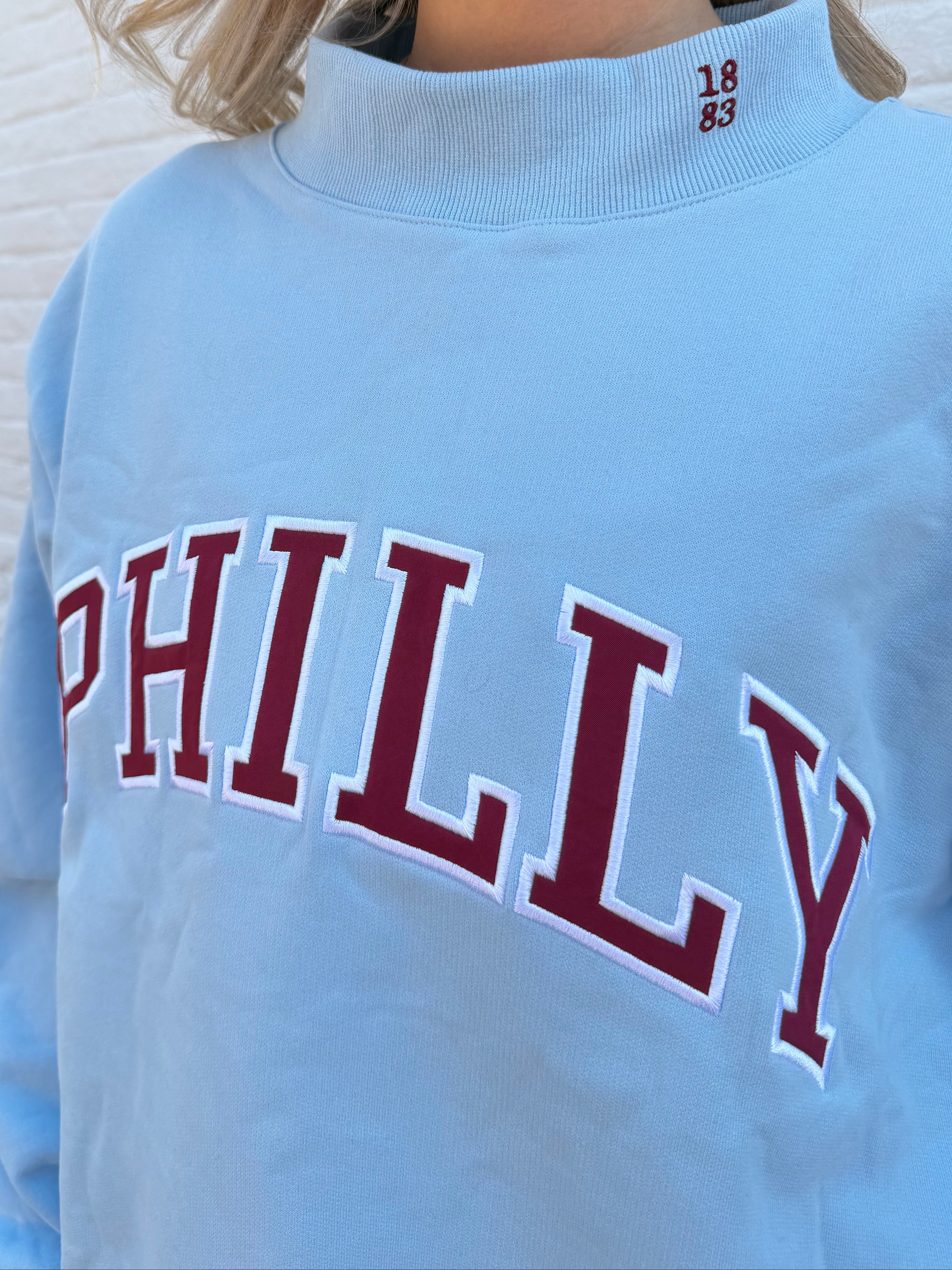 BLUE 1883 PHILLY MOCKNECK