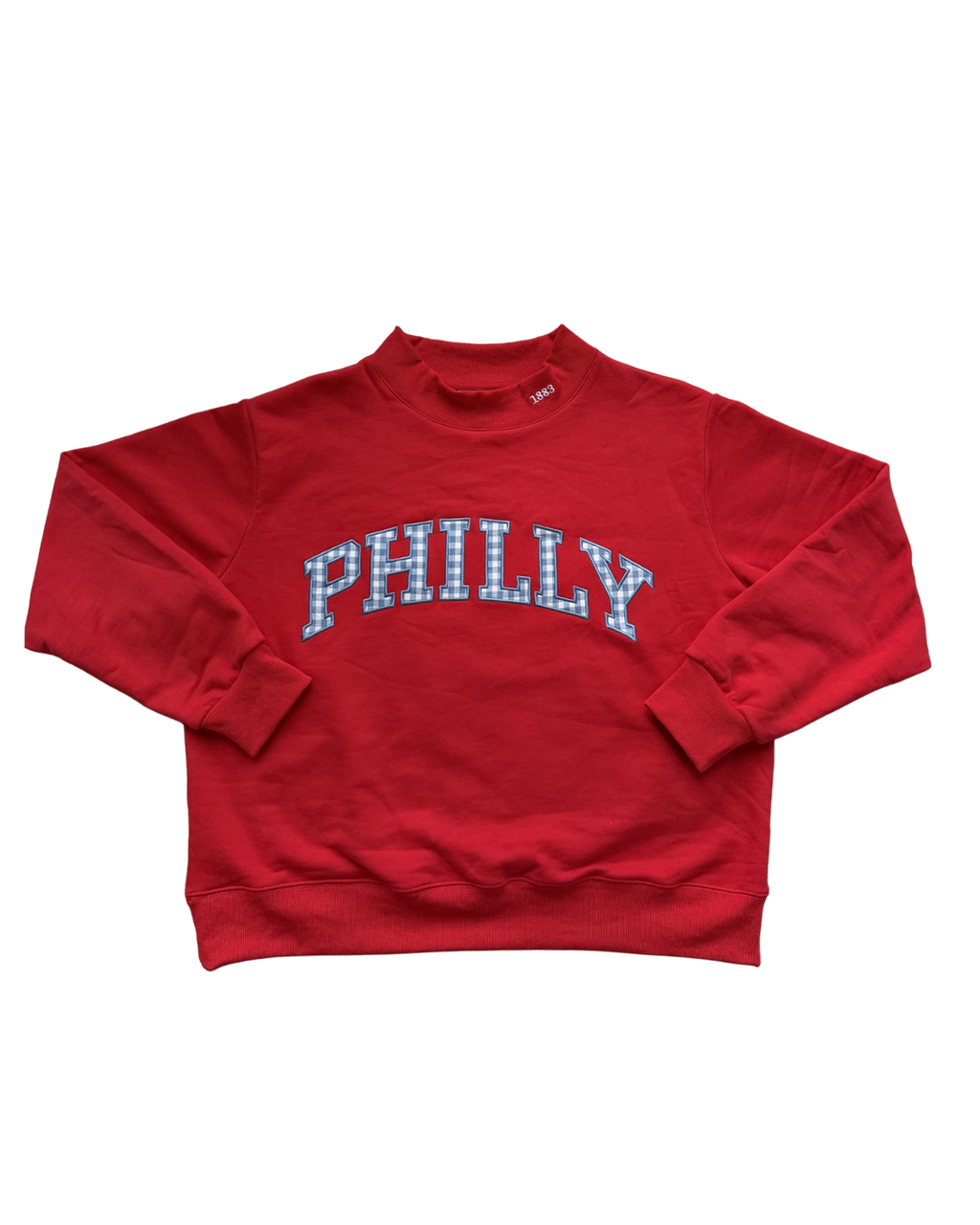 GINGHAM 1883 PHILLY MOCKNECK