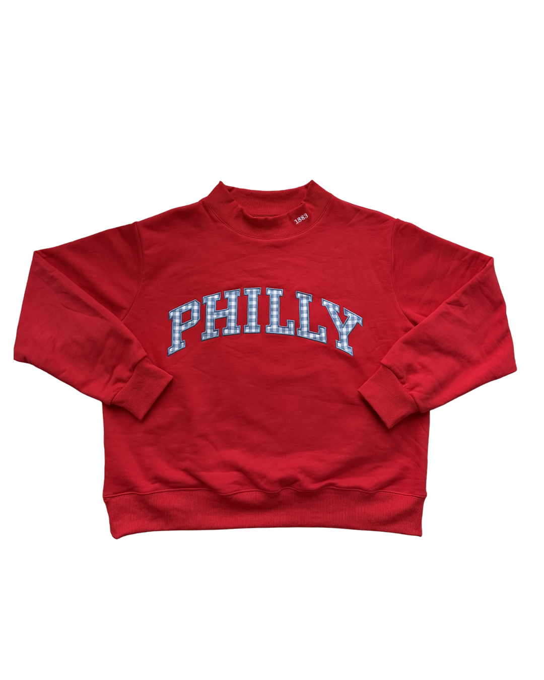 GINGHAM 1883 PHILLY MOCKNECK