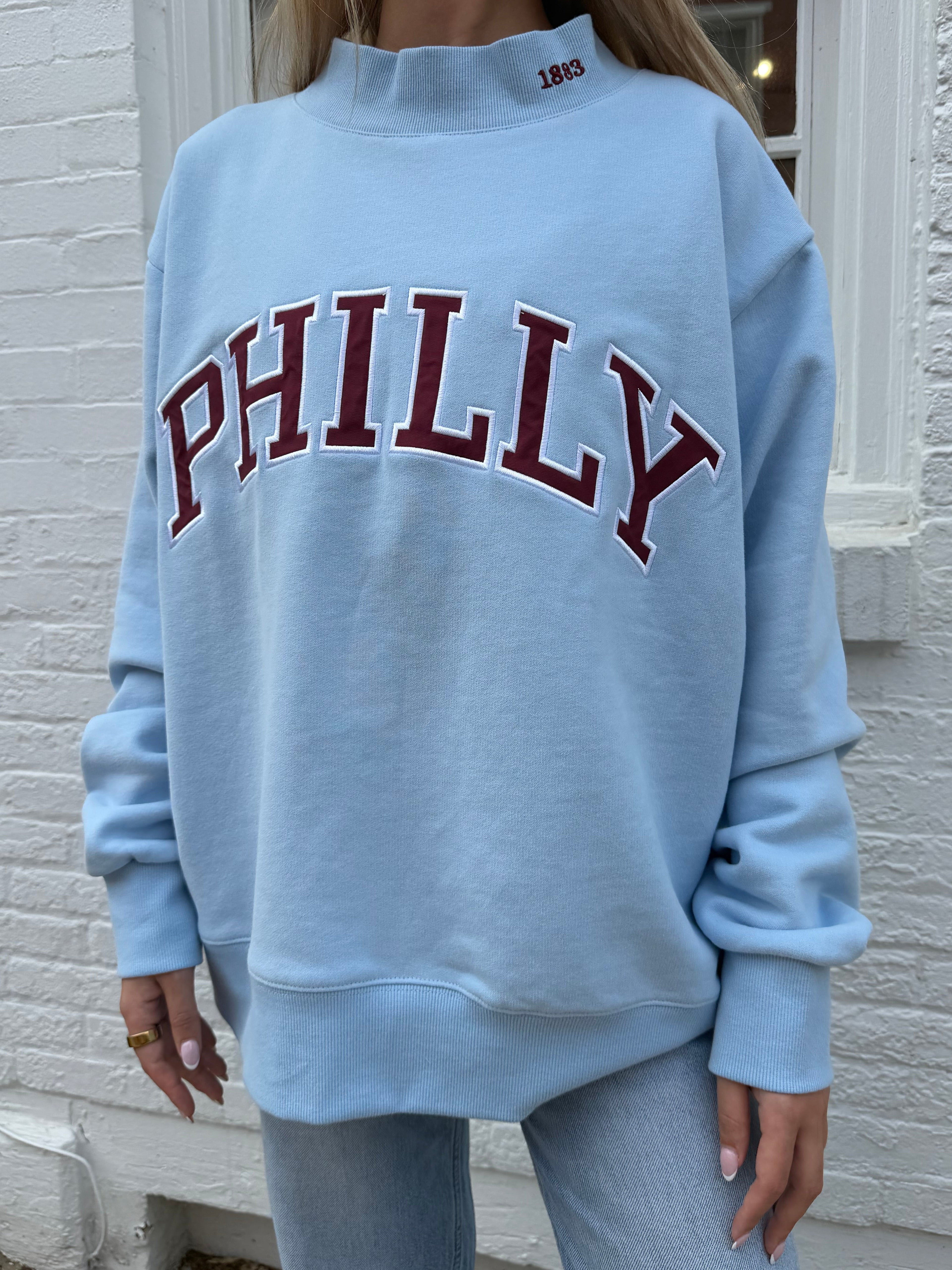 BLUE 1883 PHILLY MOCKNECK
