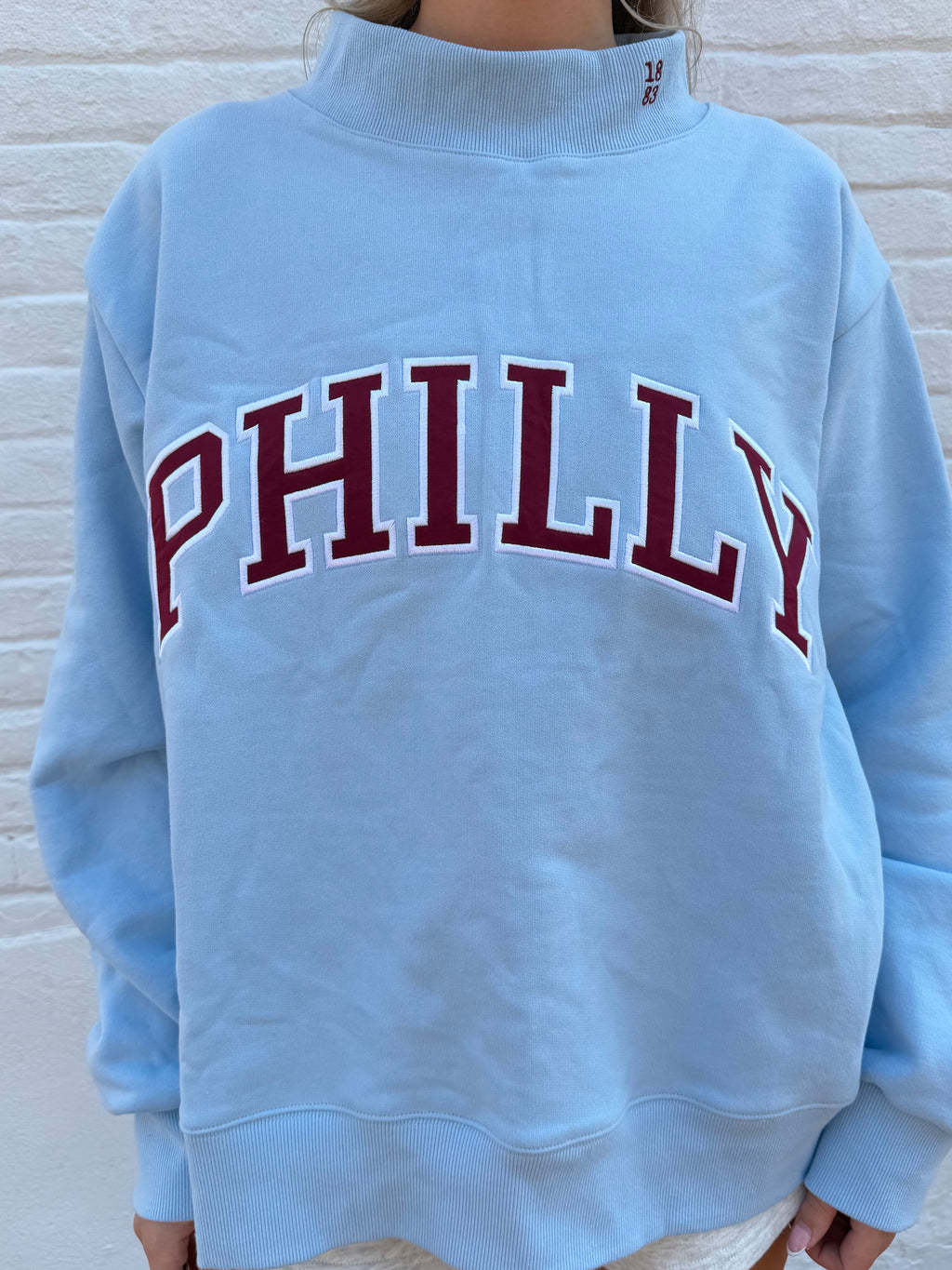 BLUE 1883 PHILLY MOCKNECK