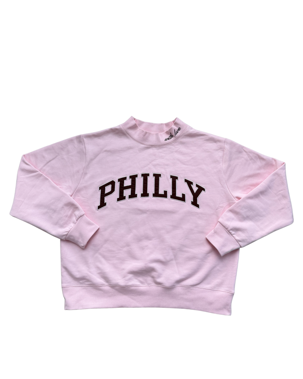 PINK & BROWN PHILLY MOCKNECK