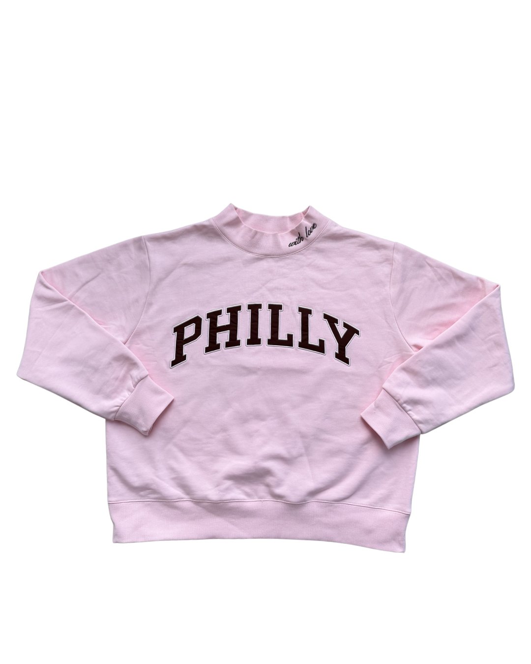 PINK & BROWN PHILLY MOCKNECK