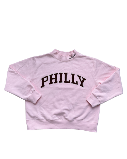 PINK & BROWN PHILLY MOCKNECK