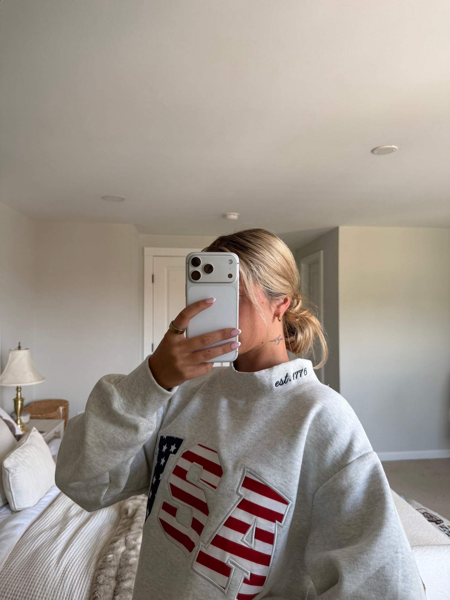 PRE-ORDER (SHIPS AUGUST) USA mockneck