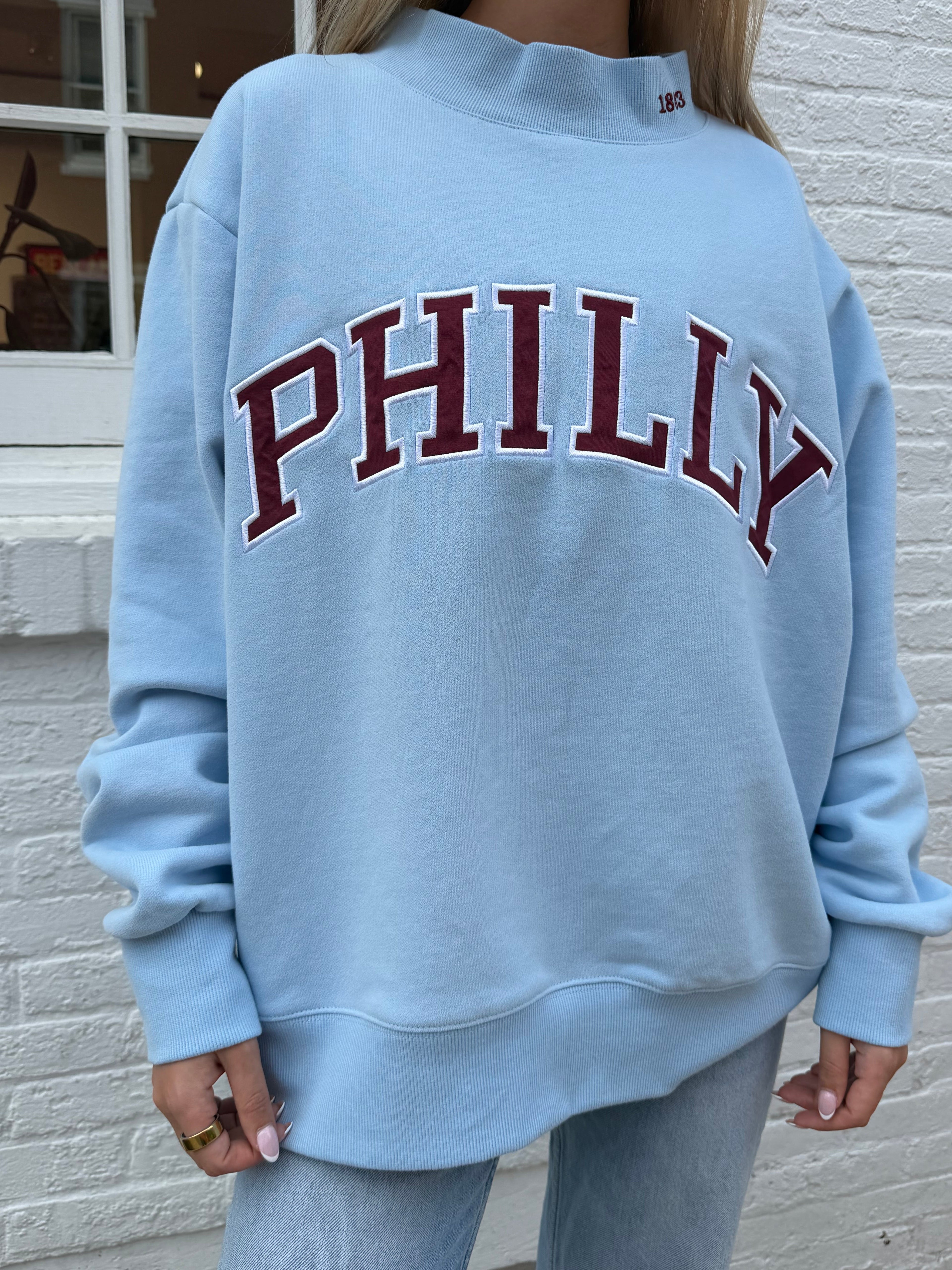 BLUE 1883 PHILLY MOCKNECK