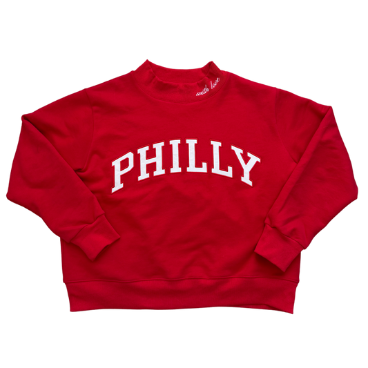 RED PHILLY MOCKNECK